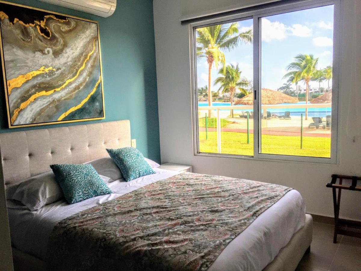 Escape Al Caribe Con Una Vista Impresionante En Pilarita'S Dream Lagoons Cancún Eksteriør bilde