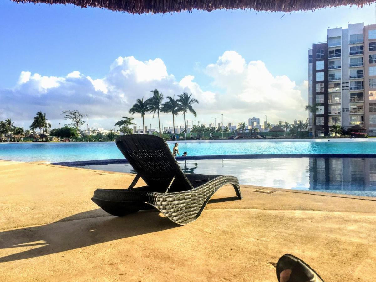Escape Al Caribe Con Una Vista Impresionante En Pilarita'S Dream Lagoons Cancún Eksteriør bilde