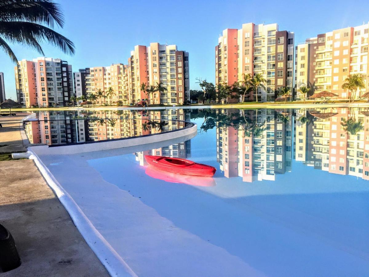 Escape Al Caribe Con Una Vista Impresionante En Pilarita'S Dream Lagoons Cancún Eksteriør bilde