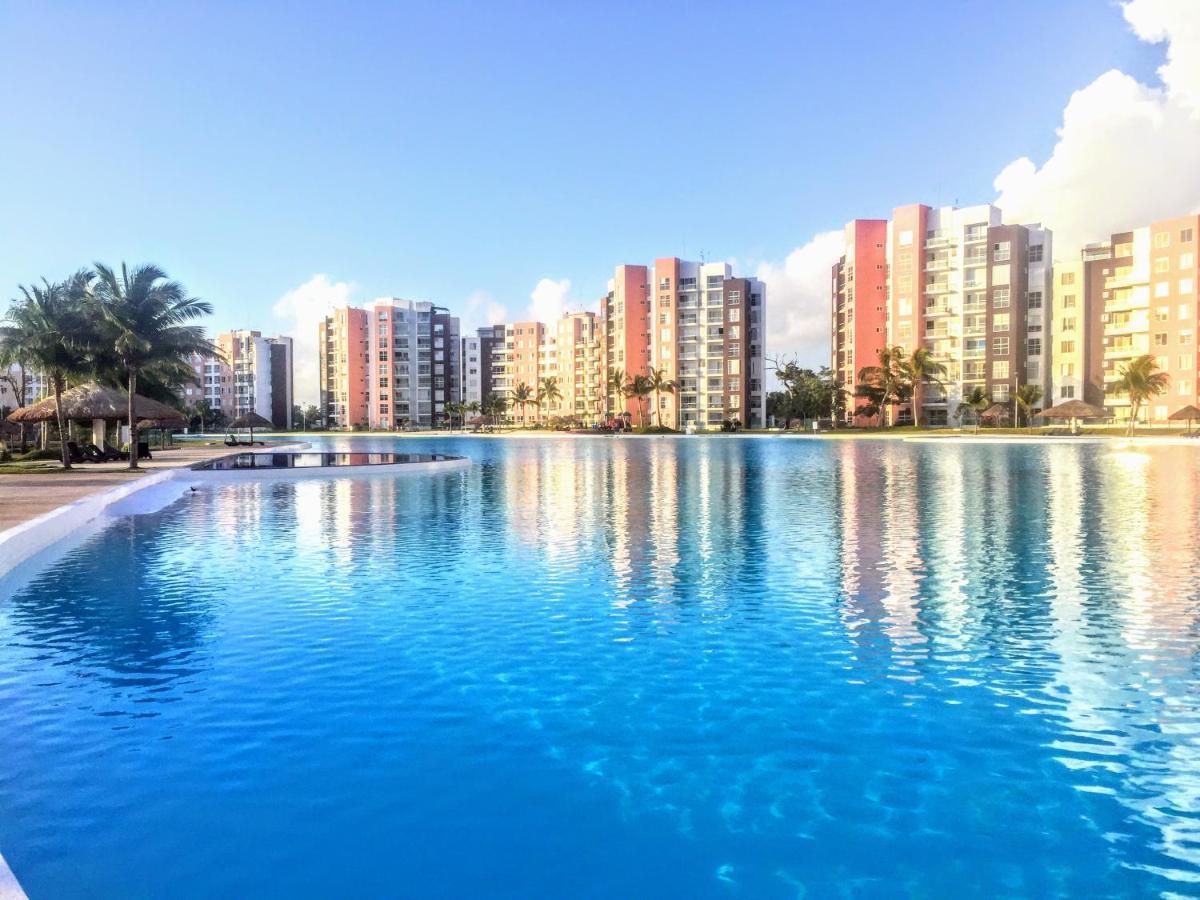 Escape Al Caribe Con Una Vista Impresionante En Pilarita'S Dream Lagoons Cancún Eksteriør bilde