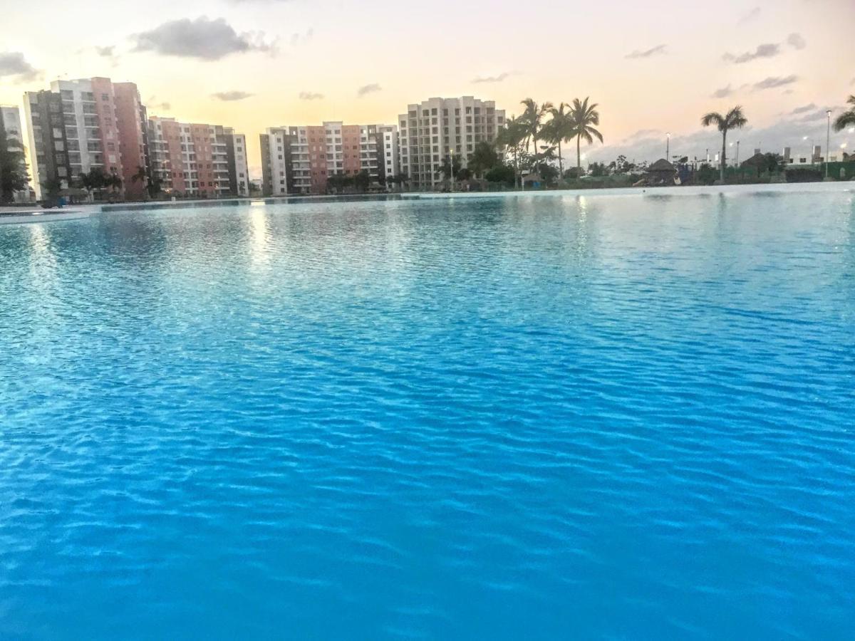 Escape Al Caribe Con Una Vista Impresionante En Pilarita'S Dream Lagoons Cancún Eksteriør bilde