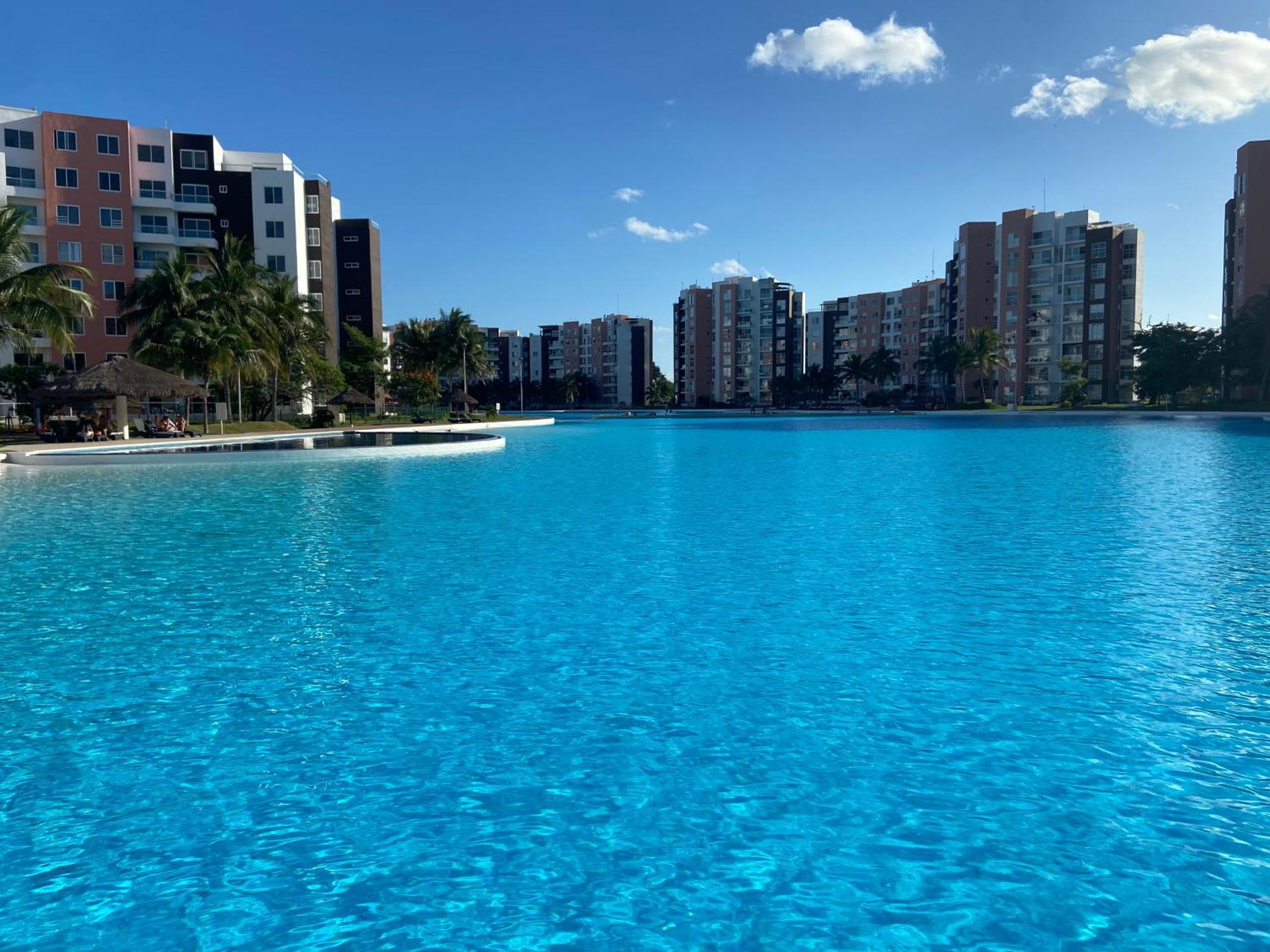 Escape Al Caribe Con Una Vista Impresionante En Pilarita'S Dream Lagoons Cancún Eksteriør bilde