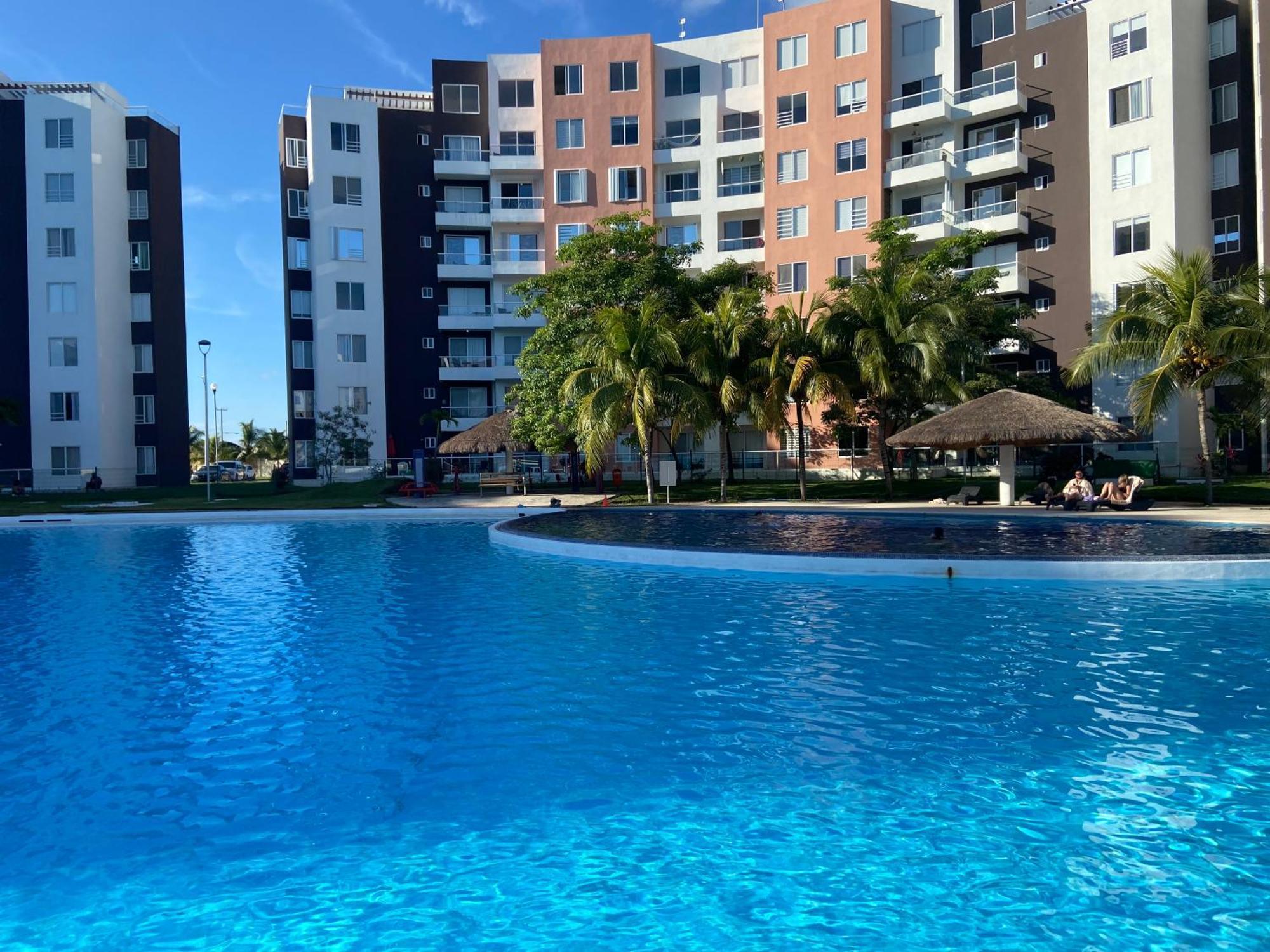 Escape Al Caribe Con Una Vista Impresionante En Pilarita'S Dream Lagoons Cancún Eksteriør bilde